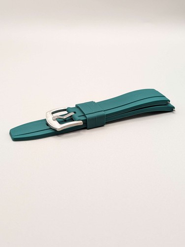 Explorer Rubber Watch Band in Coral Cyan Quick Release