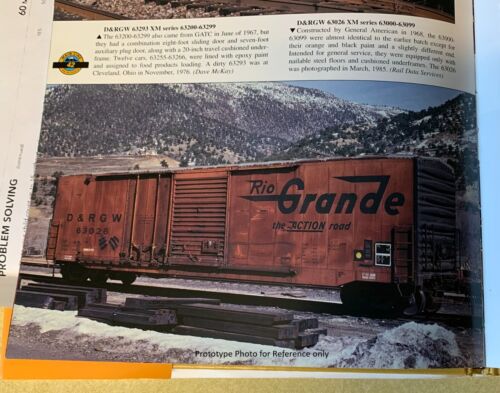 Front Range Kit HO MPN 5101 50’ Double Door Box Car D&RGW #63078 New in box - Picture 3 of 3