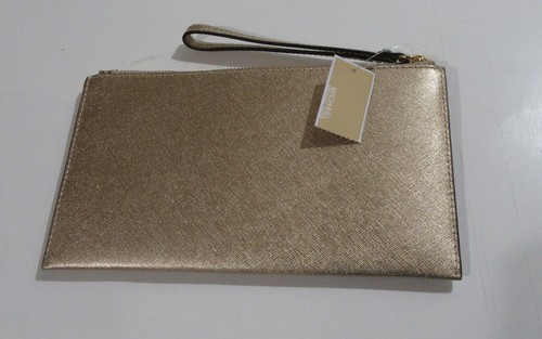 Michael Kors Damen Clutch Saffiano Leder Sandrine Nieten großer Reißverschluss - Bild 13 von 21