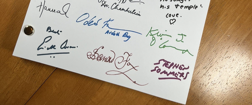 The Mummy Script Cast - signed - Autograph Reprints - Brendan Fraser - Mummy 1999 - Bild 2 von 7