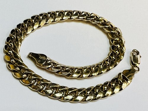 Vintage 10K Solid Yellow Gold Cuban Link Bracelet 8”….Excellent. - Picture 9 of 9