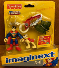 SUPERMAN w Krypto Dog Imaginext DC Super Friends