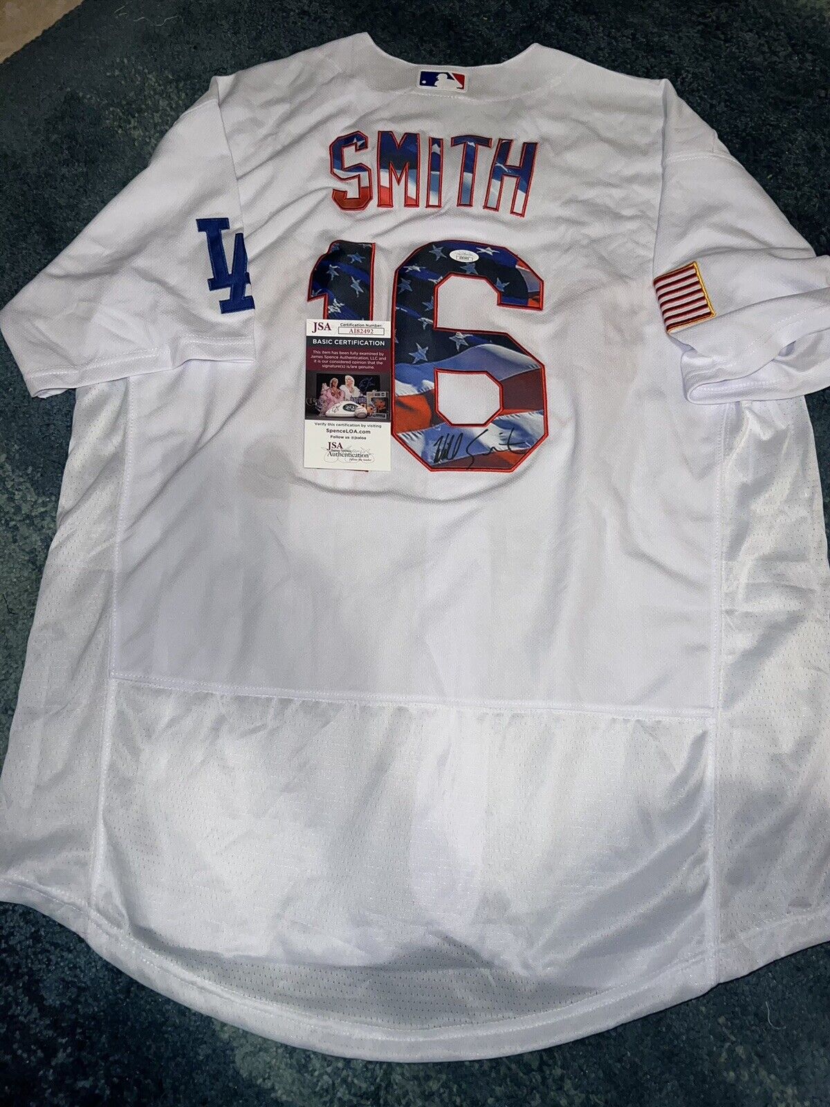 dodgers will smith jersey