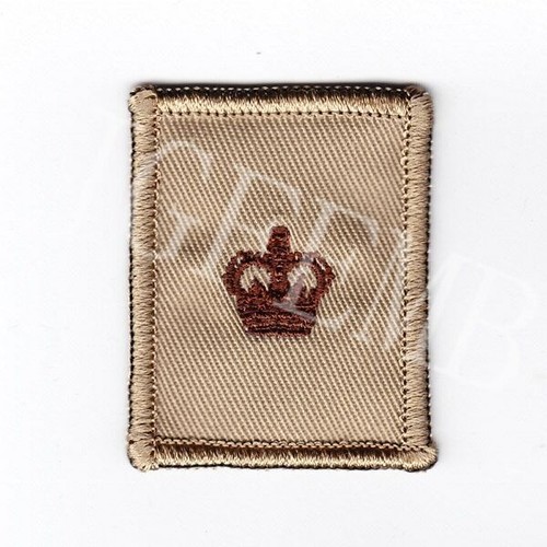 Tan design British Army Tan MTP Rank Embroidery Patch - Picture 10 of 16