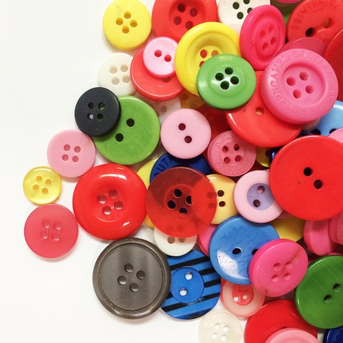 200X Candy Buttons Resin Round Mixed Color 9-20mm Craft Plastic Sewing Christmas - Picture 4 of 5