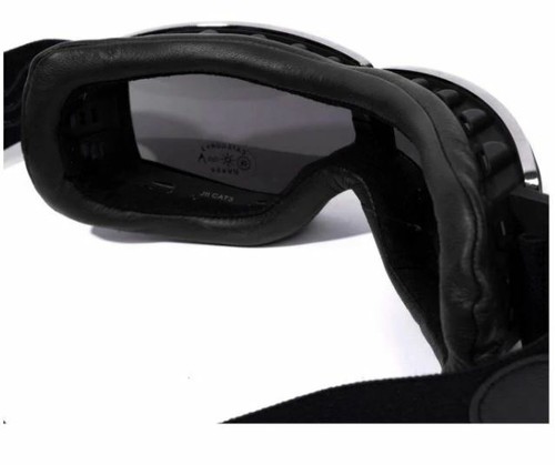 BARUFFALDI JTT CLASSIC MOTORRADBRILLE - SCHWARZ - **BRANDNEU** (500122) - Bild 2 von 4