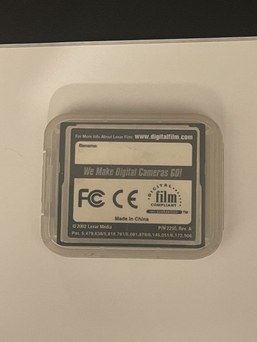 Ritz Big Print By Lexar Media 512MB 1.8MB/s CF Compact Flash Camera Memory Card - Picture 5 of 6