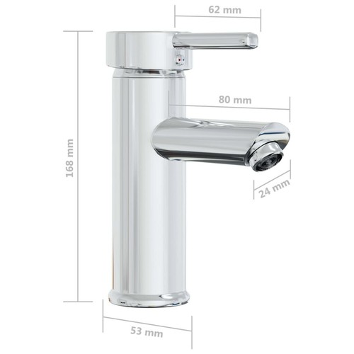 vidaXL Built-in Basin with Faucet 101x39x18 cm Ceramic White - Picture 10 of 11