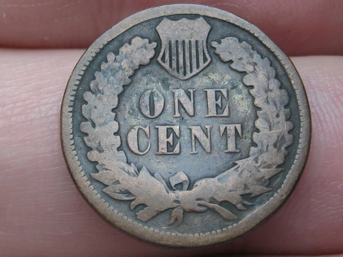 1878 Indian Head One Cent Penny- Good/VG Details