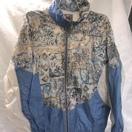 1990's Active Club Womens Wicked 90s Nylon Windbreaker Track Jacket rare - Picture 5 of 6