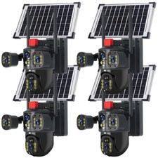4x Solar Battery Powered Wireless WiFi Outdoor Home