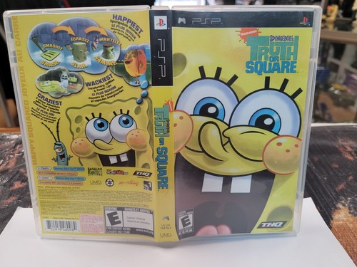 Bob Esponja's Truth or Square PSP CIB probado EN/FR ¡Envío gratuito en Canadá!! - Imagen 1 de 3