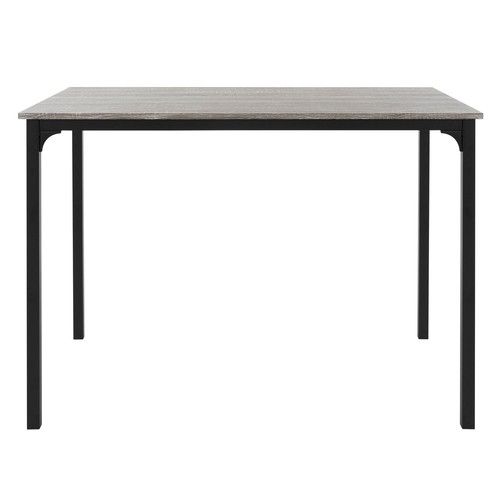 Juego de comedor de 4 piezas muebles roble gris 2 sillas, 1 mesa, 1 banco - Imagen 4 de 10