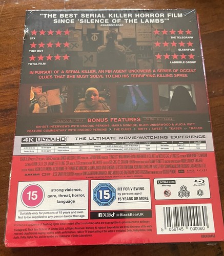 Steelbook LONGLEGS (2024) - 4K UHD + BLU-RAY - Limited Edition- Brand New - Picture 2 of 3