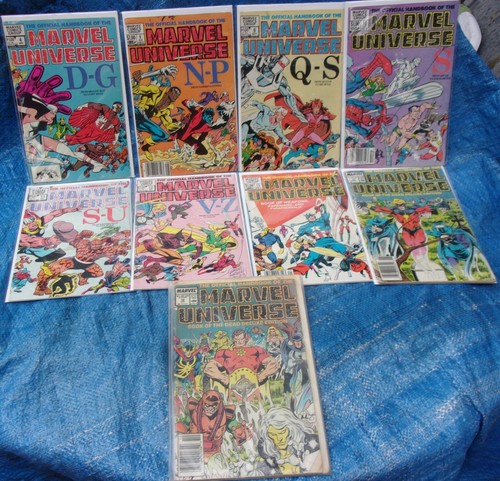 Official Handbook Of The Marvel Universe Comic Lot # 4 8 9 10 11 12 15 16 18 - Picture 2 of 7