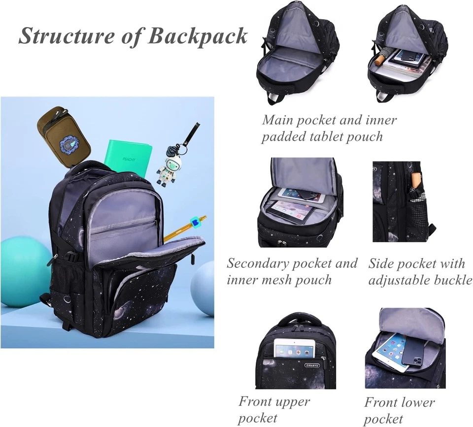 Maletín con ruedas portátil.Mochila infantil con ruedas para niños 3 пьезы НОВЫЕ - Изображение 4 из 4