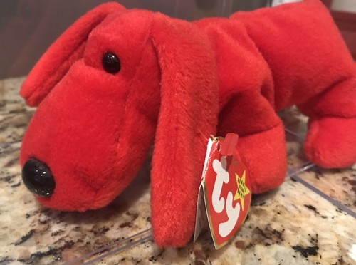 Ty Beanie Baby "Rover" sehr seltene PVC Pellets Sammlerstück Etikett Raritäten - Bild 1 von 8