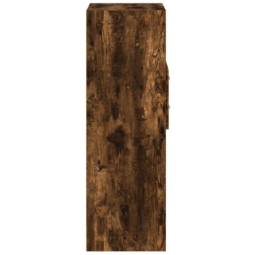 Highboard Smoked Oak 50x42.5x124 cm Engineered Wood - Picture 5 of 11