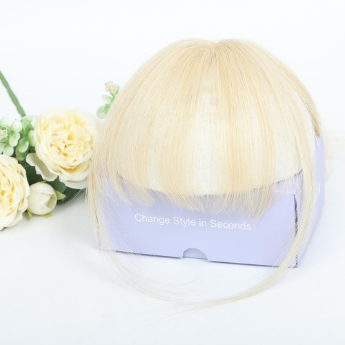 Synthetic Hair Wiglets Toupee with Bangs Short Thin Hair Toppers for Women - Picture 5 of 17