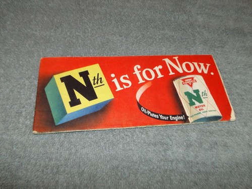 VINTAGE 1940-50's Travel TEXAS with Conoco GAS & OIL VERY NICE CONDITION A-46 - Picture 2 of 6