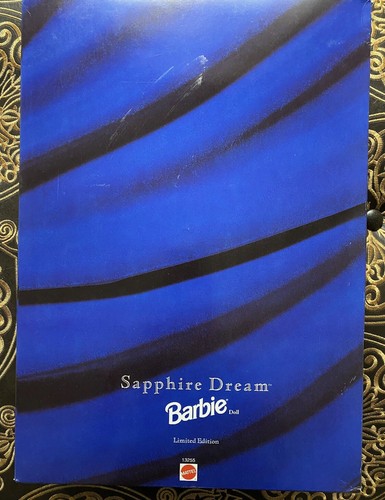 Sapphire Dream Barbie Limited Ed #13255 c 1995 1st in Series MIB - Picture 3 of 4