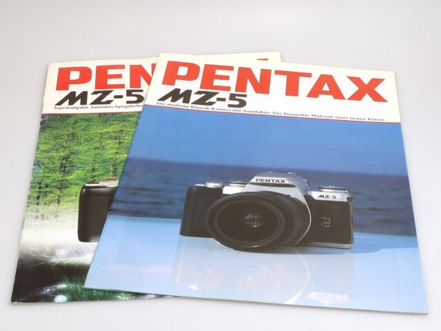 2 Prospekte für die Pentax MZ-5 / MZ-5N auf Deutsch 2 Prospekte für die Pentax MZ-5 / MZ-5N auf Deutsch
