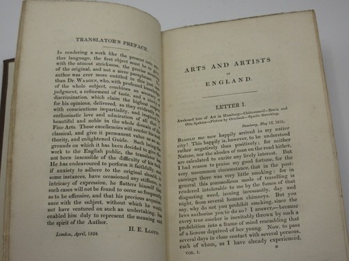 Works of Art and Artists in England G.F. WAAGEN 1838 1st Edition 3 Volumes - Imagen 8 de 10