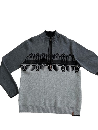 Obermeyer Brady 1/2 Zip Sweater NWT 2XL Gray - Picture 2 of 5