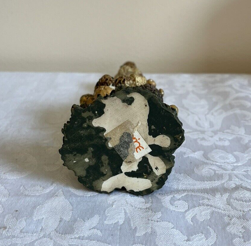 Bunny Rabbit Twisted Ears Anthropomorphic Cottagecore Resin Carved 8.25" Shop - Picture 8 of 8