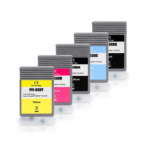  PFI-030 Compatible Ink Cartridge Filled WIth Ink For Canon TA20 TA30 printer - Picture 1 of 6