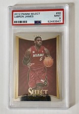 2012 Panini Select LeBron James PSA 9 Mint