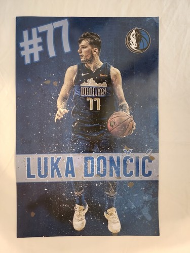 Luka Doncic #77 Dallas Mavericks Basketball NBA Star 17"x11" Poster - Bild 2 von 5