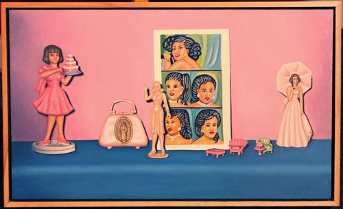 Nancy “Nan” Hill Modernist Oil Painting - The Cake - Picture 3 of 7