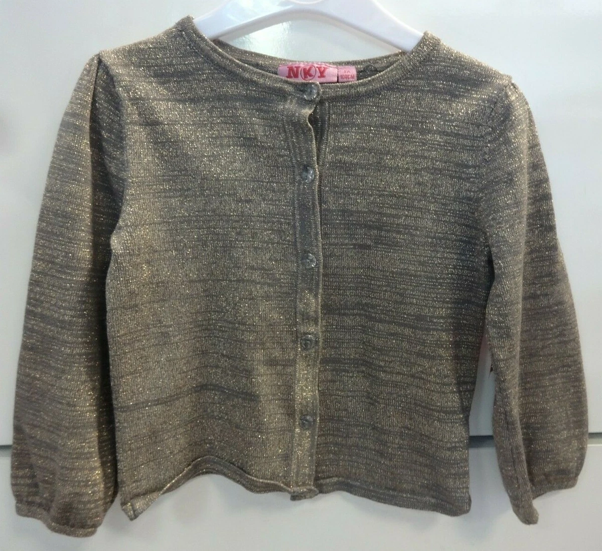 Gilet doré fille sale