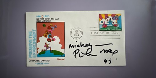 Peter  Max   Autograph on First Day  Expo  Cover   Rare - Picture 1 of 2