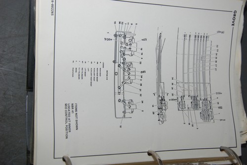 Grove RT733 Kran Teilehandbuch mit Schaltplänen NOPL INV=22329 - Bild 7 von 9