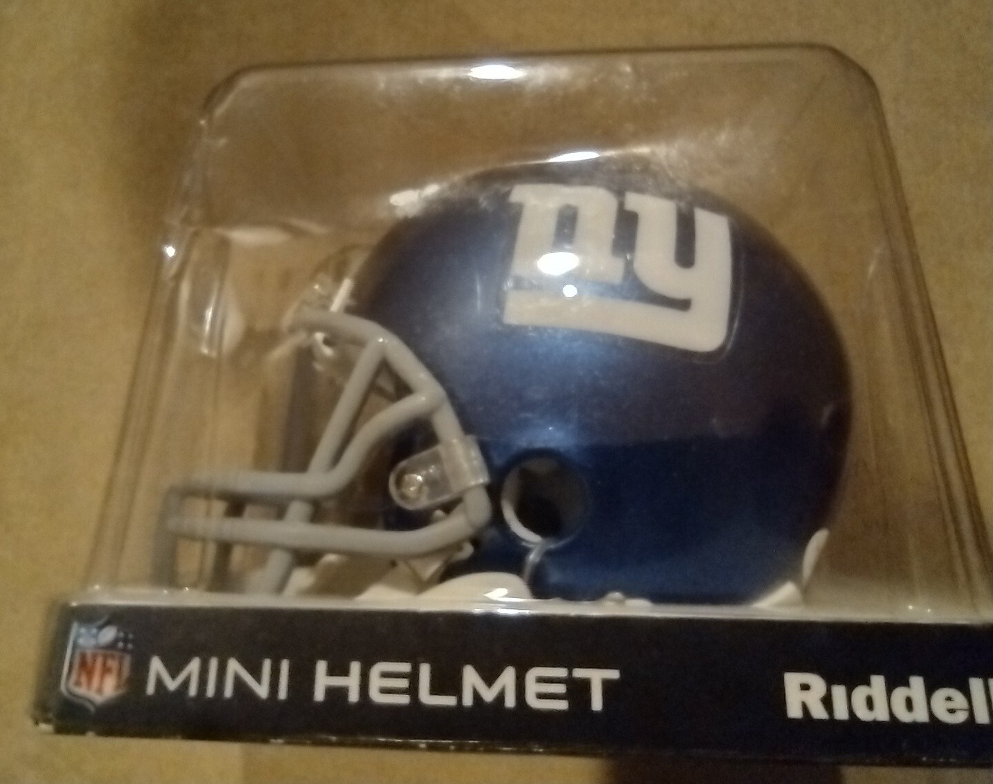 Chase Blackburn Autographed Mini Helmet Superbowl 46 NIB - Picture 2 of 7