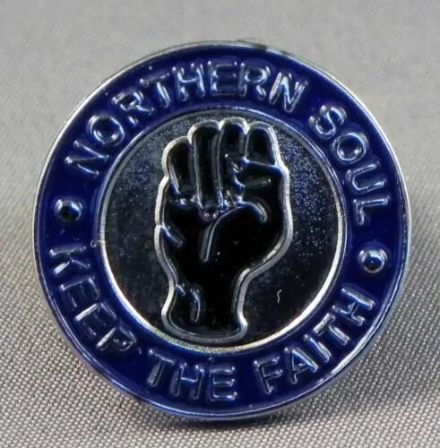 New Northern Soul Keep the Faith band music pin badge metal enamel tie pin - Picture 1 of 1