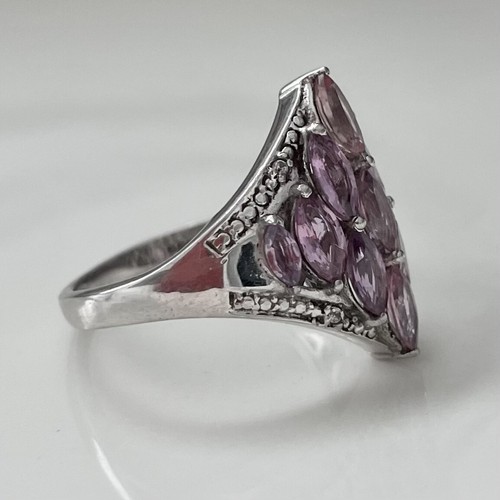 ๐STS DESIGN LIGHT PURPLE AMETHYST STERLING SILVER .925 RING 8 ๐ - Picture 4 of 5