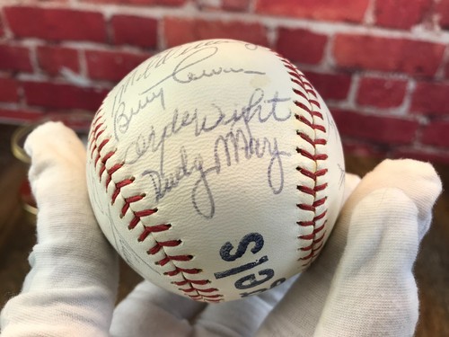 Rare 1971 CALIFORNIA ANGELS SIGNED BALL TEAM MLB BASEBALL 21 SIGNATURES w/ Case - Picture 17 of 24