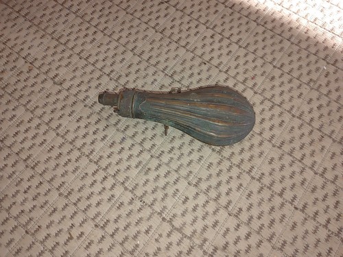 Antiker Original Bürgerkrieg Kupfer Pistole Schwarzpulver Kolben. - Bild 1 von 16