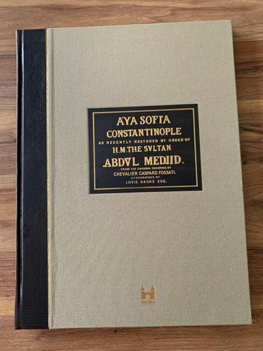 Aya Sofia Constantinople ARABIC, TURKISH, FRENCH, ENGLISH ORIGINAL RARE BOOK - Picture 3 of 9