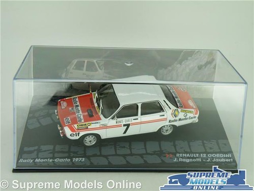 RENAULT 12 GORDINI MODEL CAR 1973 MONTE CARLO RALLY RAGNOTTI 1:43 SCALE IXO K8 - Picture 5 of 5