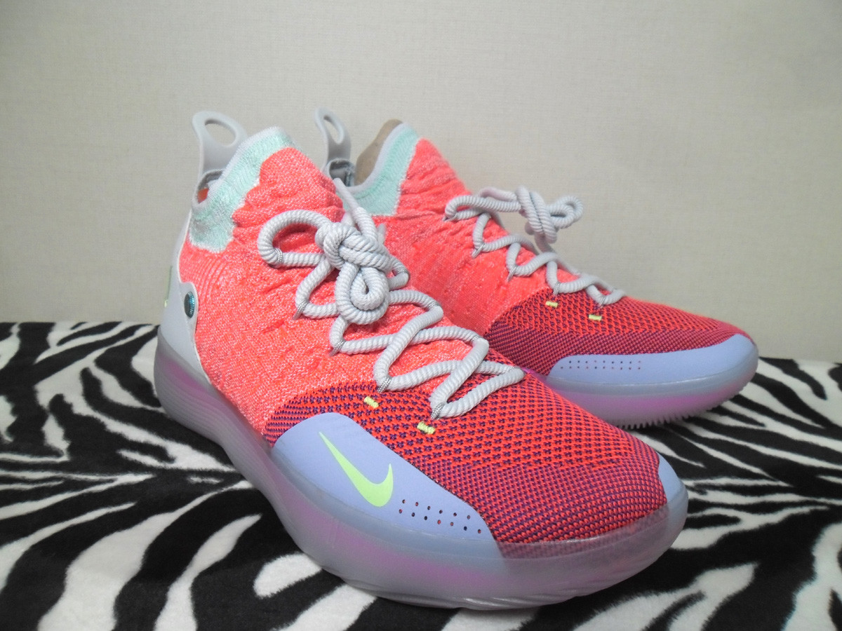 NIKE ZOOM KD 11 XI EYBL US10.5 (AO2604 600) HOT PUNCH/ LIME BLAST NIKE ZOOM KD 11 XI EYBL US10.5 (AO2604 600) HOT PUNCH/ LIME BLAST