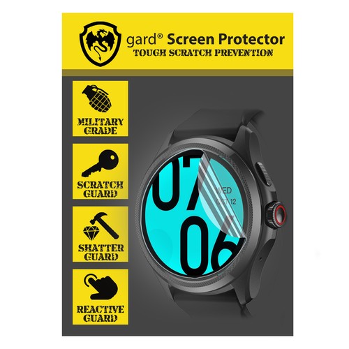 Gard® Displayschutzfolie für TicWatch Pro 5 - 3er Pack - Bild 1 von 3