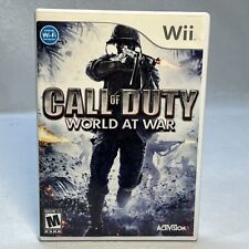 Call of Duty World at War Nintendo Wii Includes Manual Tested Works