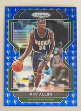 Ray Allen ~ 2021-22 Panini Prizm ~ Blue NBA 75th Prizm Bucks