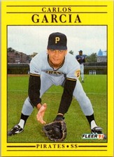 1991 Fleer #37 Carlos Garcia