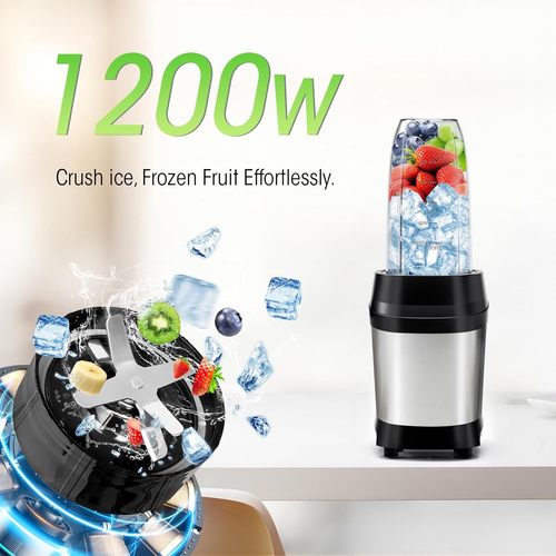 Blender for Smoothies, 1200W Smoothie Blender for Ice Crushing, Blenders with (2 - Picture 2 of 12