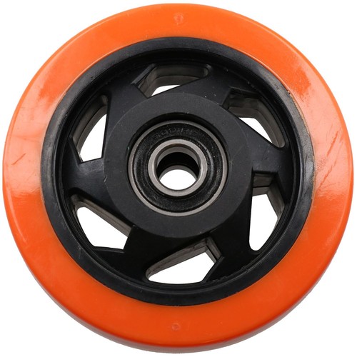 Rodamientos de rodillos de rueda giratoria de PVC de 4" 130 kg de carga por rueda paquete de 1 - Imagen 2 de 7